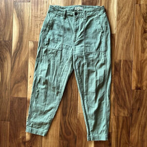 Madewell Olive Green Baggy Trouser Pants size 27